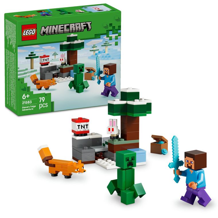 LEGO Minecraft, Przygoda Steve’a w tajdze, 21583
