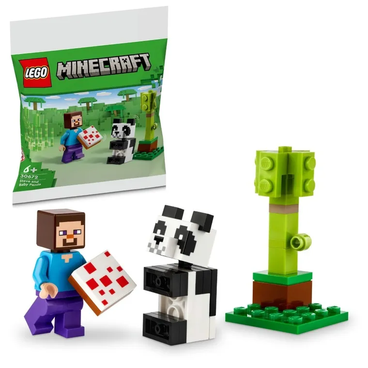 LEGO Minecraft, Steve i mała panda, 30672