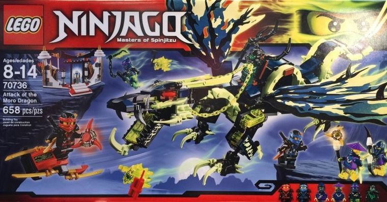 LEGO NINJAGO, Atak smoka Morro, 70736