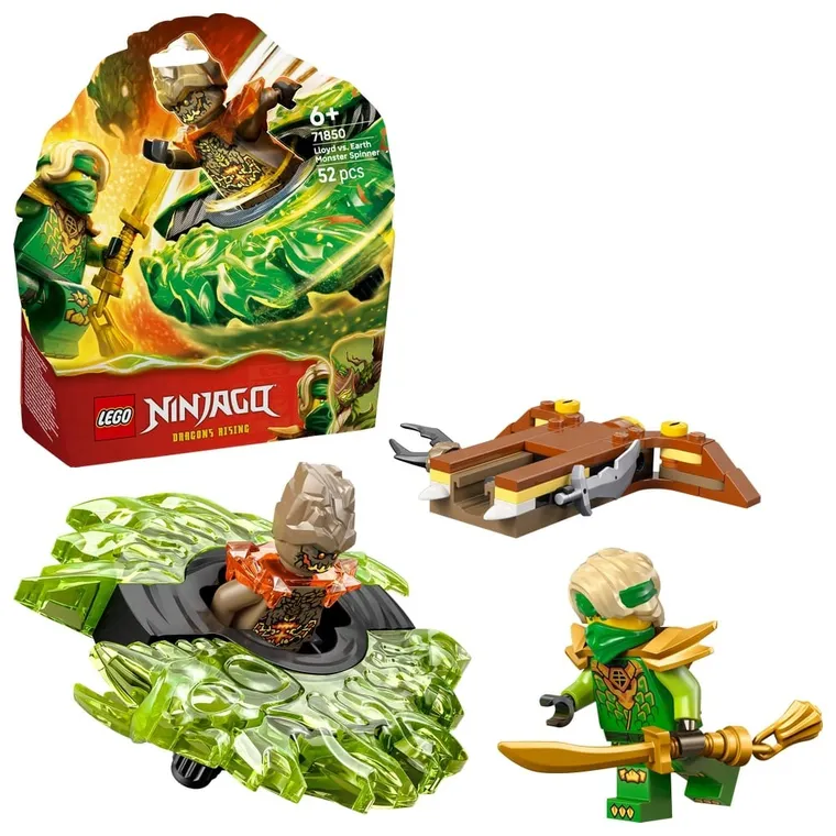 LEGO NINJAGO, Lloyd kontra ziemny potwór na spinnerze, 71850