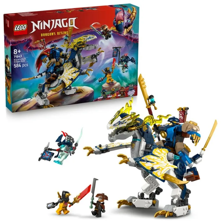 LEGO NINJAGO, Mech smoczego jeźdźca Rogue’a, 71843