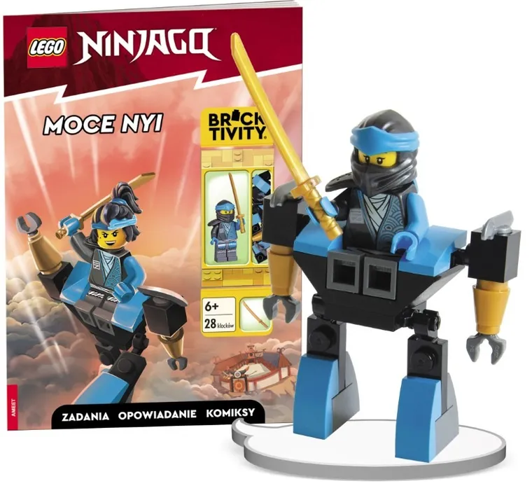 LEGO NINJAGO. Moce Nyi. Zadania. Opowiadanie. Komiksy