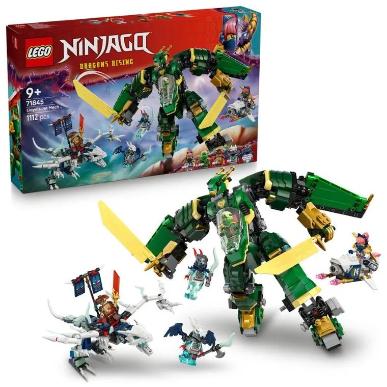 LEGO NINJAGO, Odrzutowy mech Lloyda, 71845