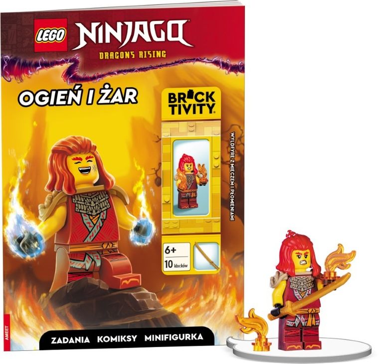 LEGO Ninjago. Ogień i Żar + figurka