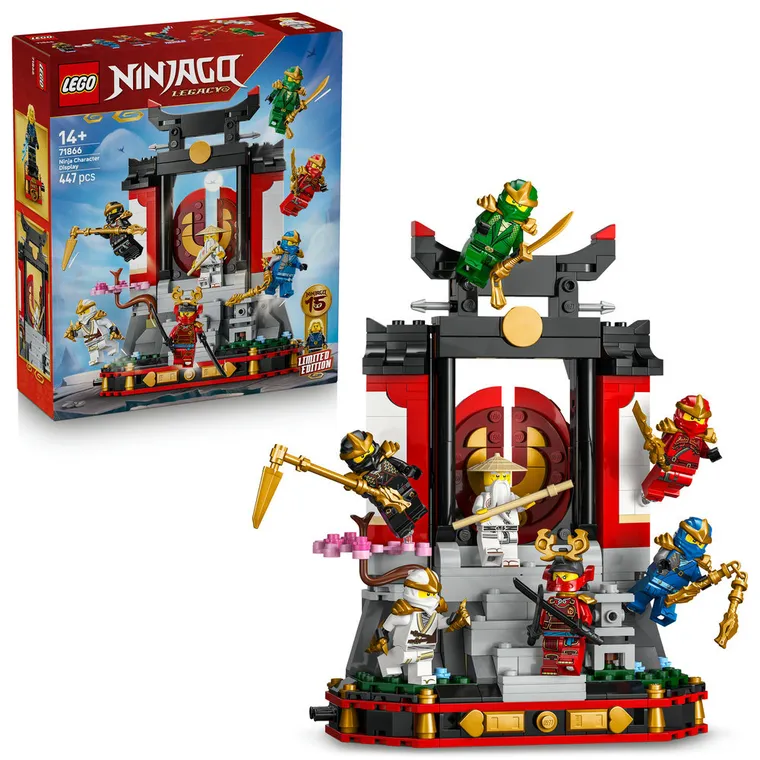 LEGO NINJAGO, Ozdoba z postaciami ninja - 15-lecie, 71866