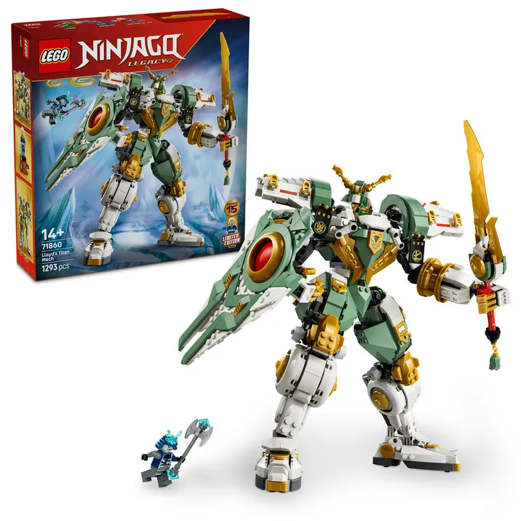 LEGO NINJAGO, Tytanowy mech Lloyda - 15. rocznica, 71860