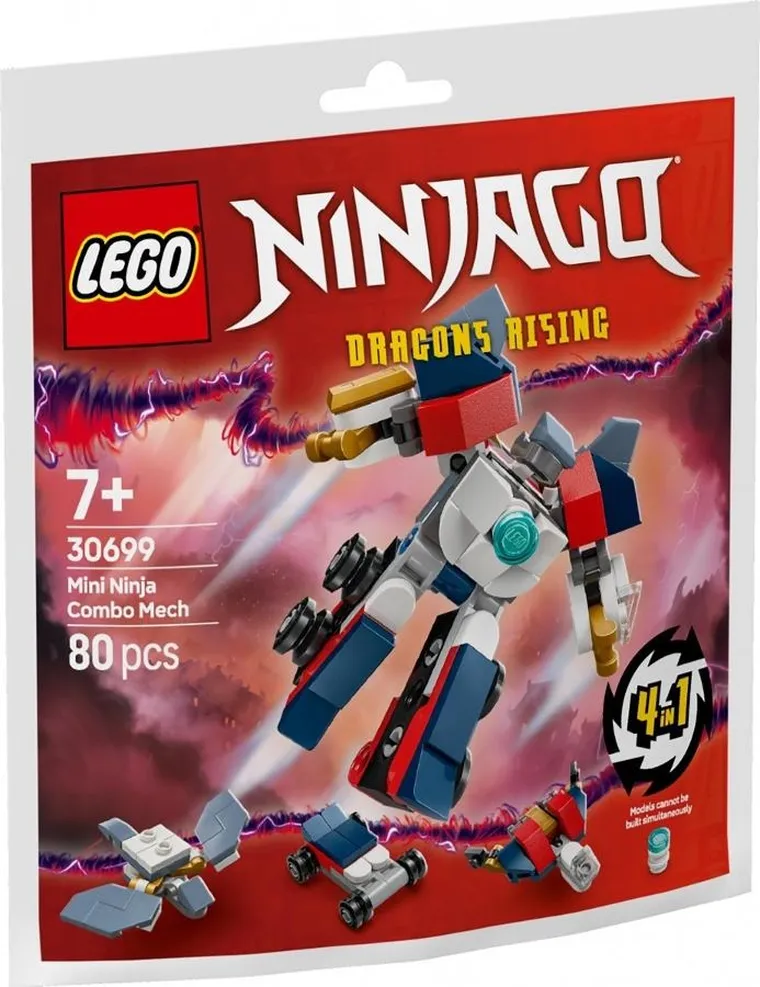 LEGO NINJAGO, Wielofunkcyjny minimech Ninja, 30699