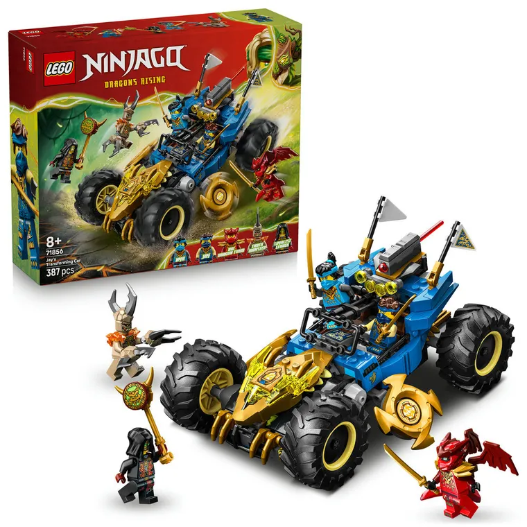 LEGO NINJAGO, Wielofunkcyjny samochód Jaya, 71856