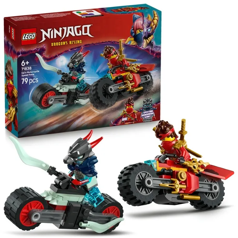LEGO NINJAGO, Wyścig motocyklowy Kaia, 71838