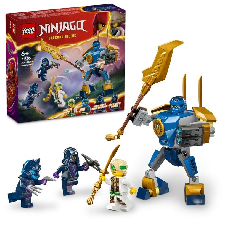 LEGO NINJAGO, Zestaw bitewny z mechem Jaya, 71805