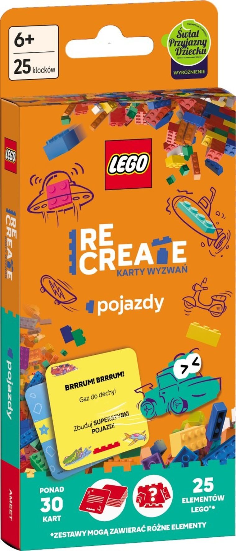 LEGO Recreate. Karty Wyzwań. Pojazdy