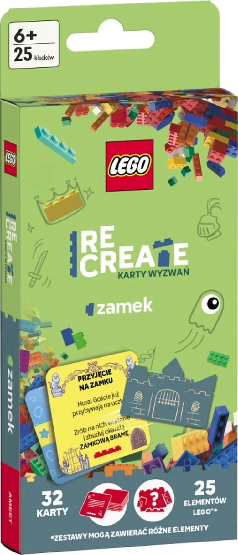 LEGO Recreate. Karty wyzwań. Zamek