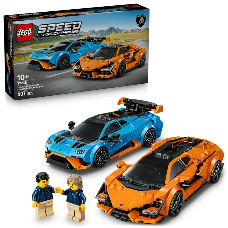 LEGO Speed Champions, Lamborghini Revuelto i Huracán STO, 77238