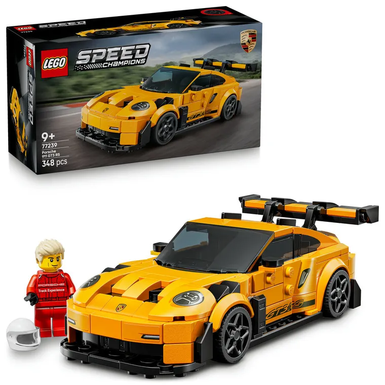 LEGO Speed Champions, Supersamochód Porsche 911 GT3 RS, 77239
