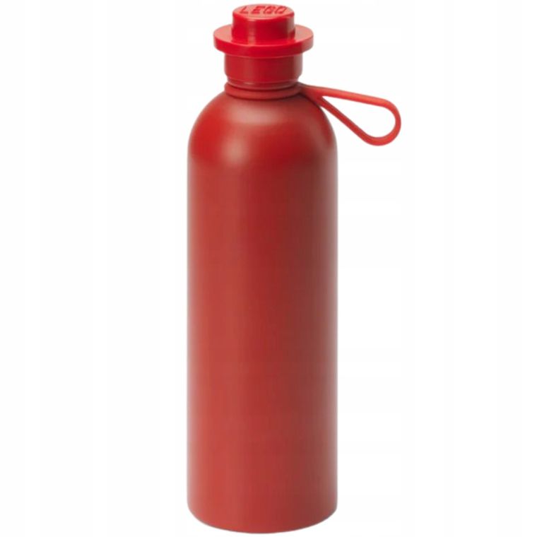 LEGO, stalowa butelka termiczna, czerwona, 725 ml