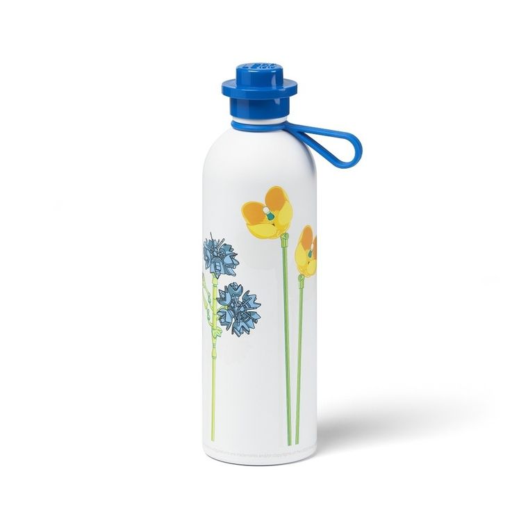 LEGO, stalowa butelka termiczna, wild flowers, 725 ml