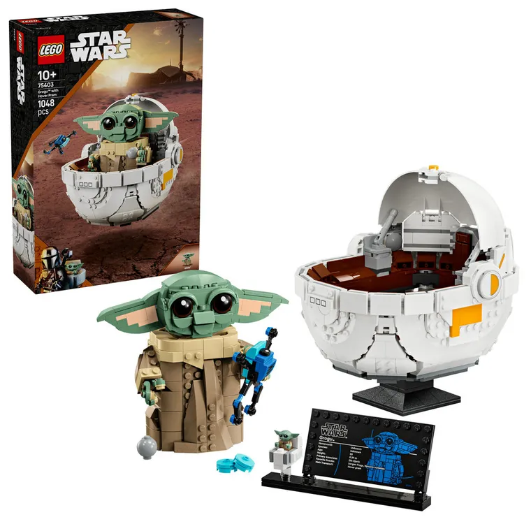 LEGO Star Wars, Grogu w wózku, 75403