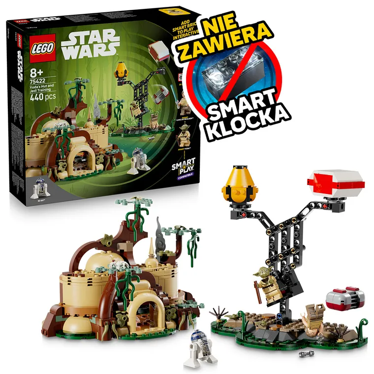 LEGO Star Wars, SMART Play: Chatka Yody i szkolenie Jedi, 75422