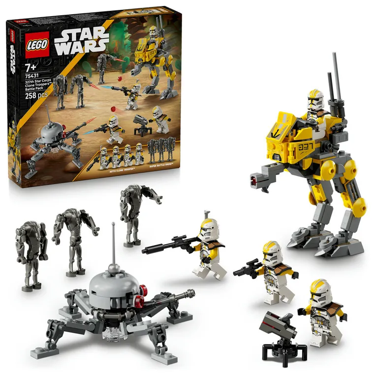 LEGO Star Wars, Zestaw bitewny - żołnierze-klony z 327. korpusu galaktycznego, 75431