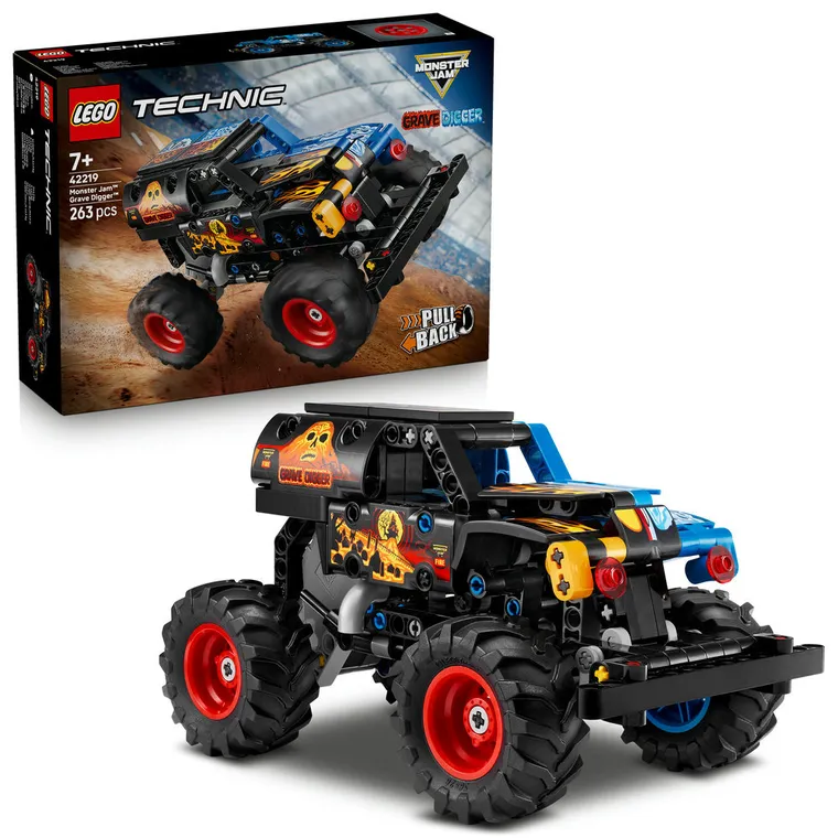 LEGO Technic, Monster Jam Grave Digger Ogień i lód, 42219
