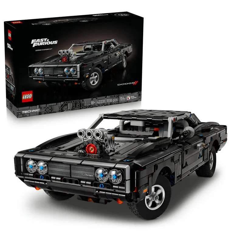 LEGO Technic, Samochód Fast and Furious Dodge Charger R/T, 42231