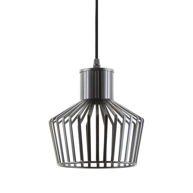 Leitmotiv, wisząca lampa z metalowym kloszem, Lignes, 120 cm
