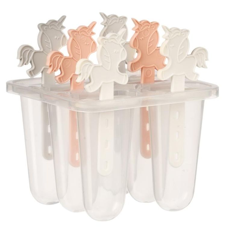 Leknes, foremki do domowych lodów na patyku, 6 szt.