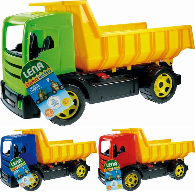 Lena, Giants Dump Truck, Wywrotka, pojazd w kartonowym pudełku, 62 cm
