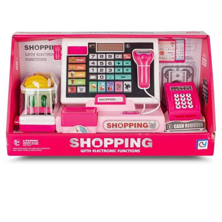 Lena, kasa fiskalna z kalkulatorem i akcesoriami, interaktywna