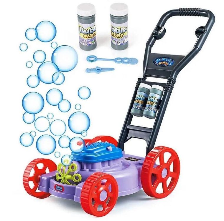 Lena, kosiarka, maszyna do baniek mydlanych z płynem, 2-50 ml