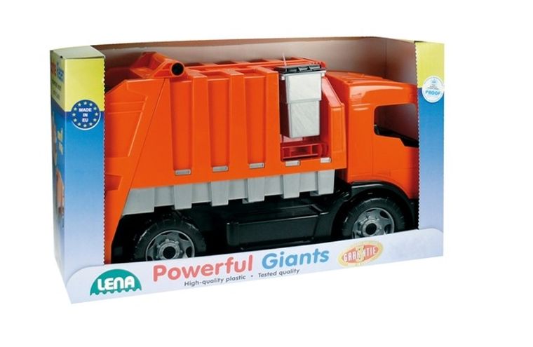 Lena, Mercedes-Benz Garbage Truck, Śmieciarka, samochód, 72 cm