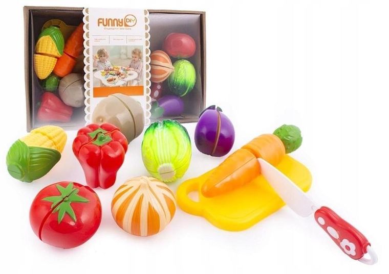 Lena, zestaw do krojenia owoców i warzyw na rzep, 10 elementów
