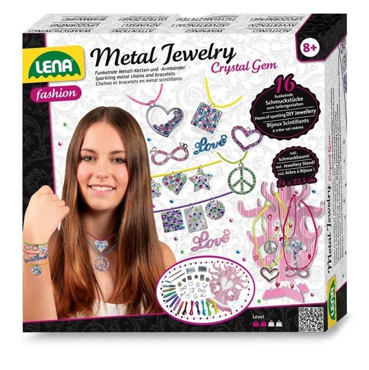 Lena, zestaw koralików do tworzenia metalwej biżuterii