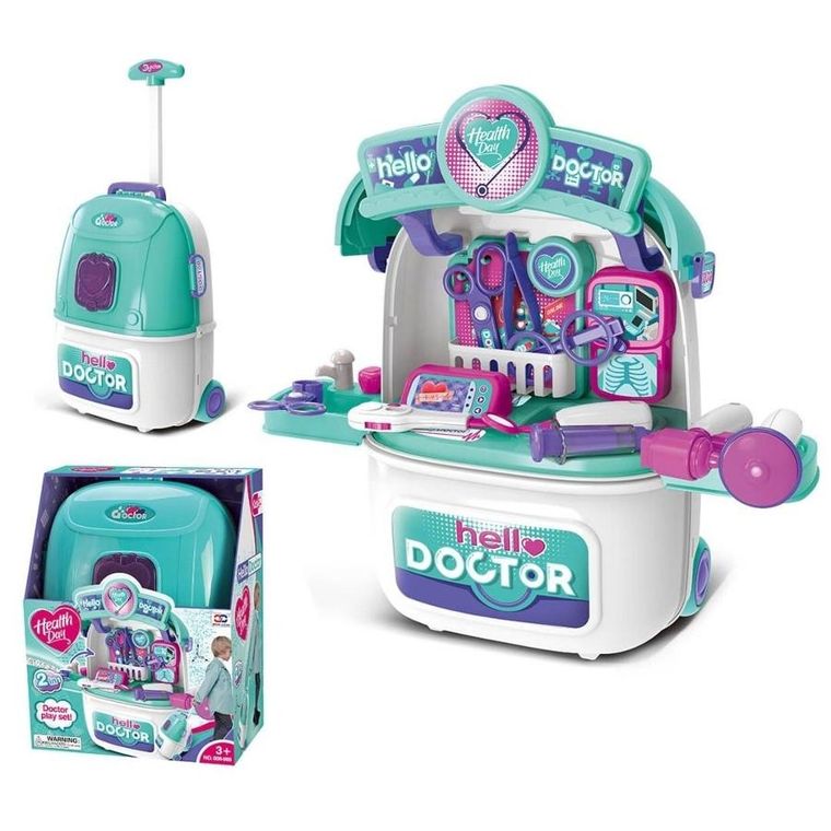 Lena, zestaw małego lekarza w walizce