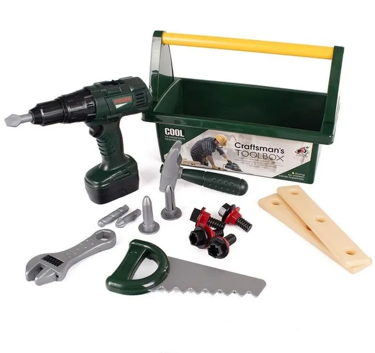 Lena, zestaw małego majsterkowicza, skrzynka z narzędziami, 18 elementów