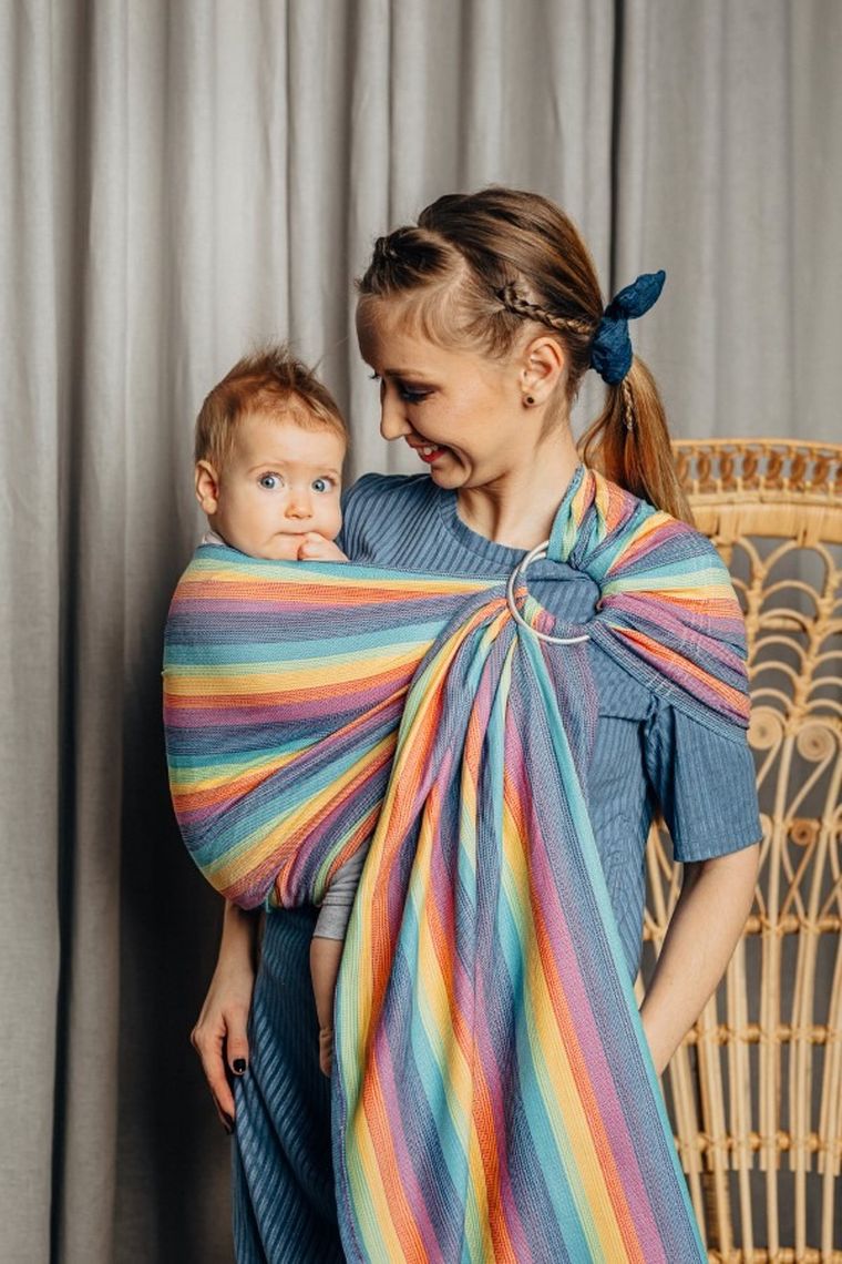 LennyLamb, Luna, chusta kółkowa do noszenia dzieci, 1,8 m