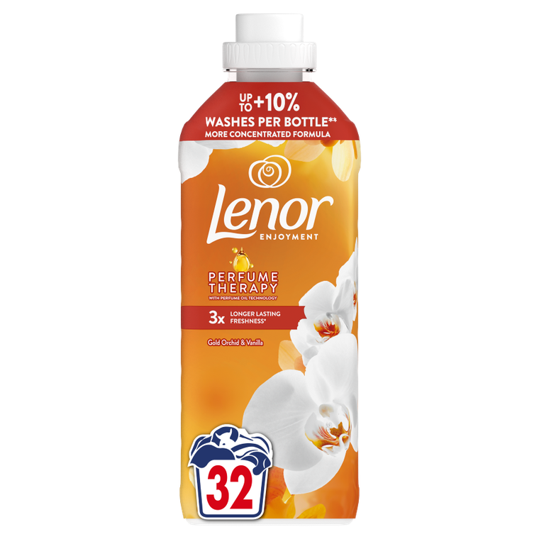 Lenor, Perfume Therapy, płyn do płukania tkanin, 32 prań, Orchid & Vanilla