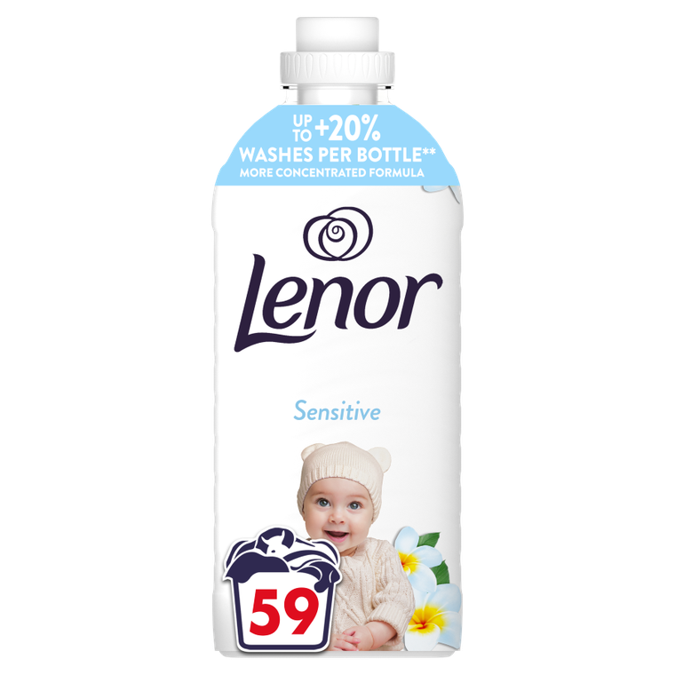 Lenor, płyn do płukania tkanin, 59 prań, Sensitive