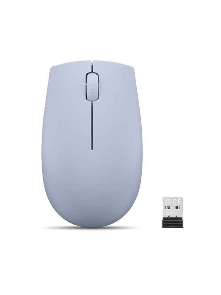 Lenovo, Compact 300, bezprzewodowa mysz optyczna, błękitna