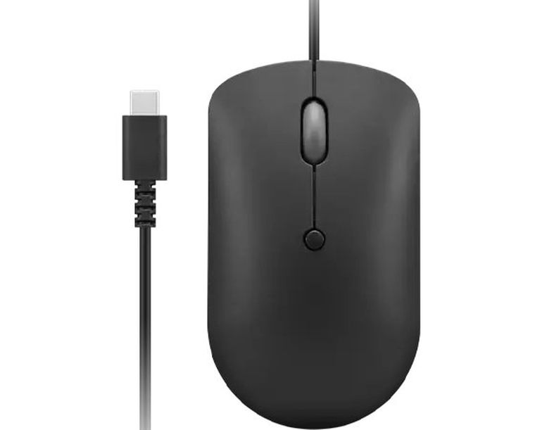 Lenovo, mysz, 400 USB-C, czarna, GY51D20875