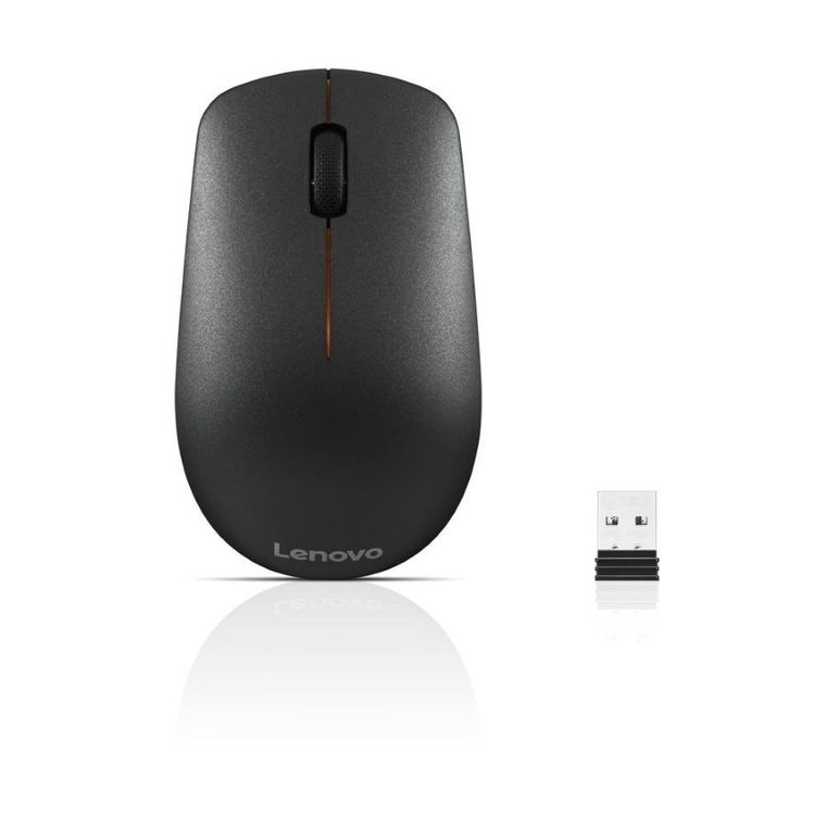 Lenovo, mysz optyczna, 400 Wireless Mouse GY50R91293, 1200 DPI, czarny