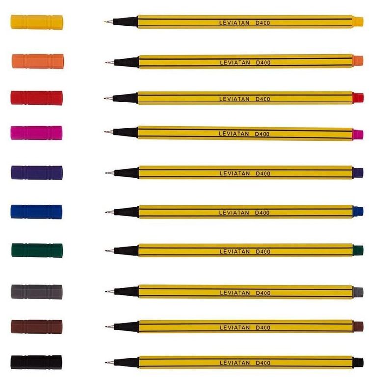 Leviatan, cienkopis, 10 kolorów