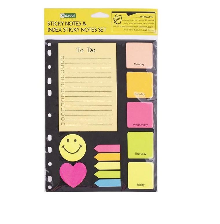 Leviatan, karteczki samoprzylepne zestaw, 90-100 mm, 25 kartek