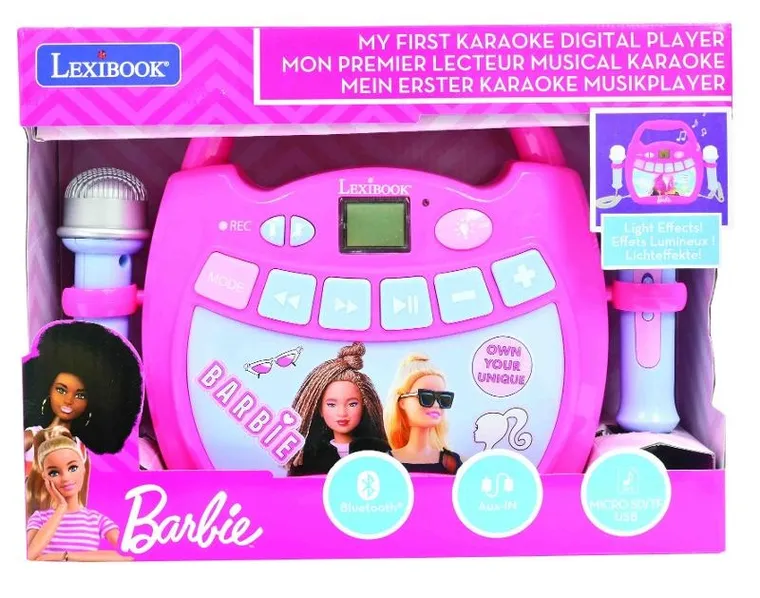 Lexibook, Barbie, głośnik bluetooth z 2 mikrofonami