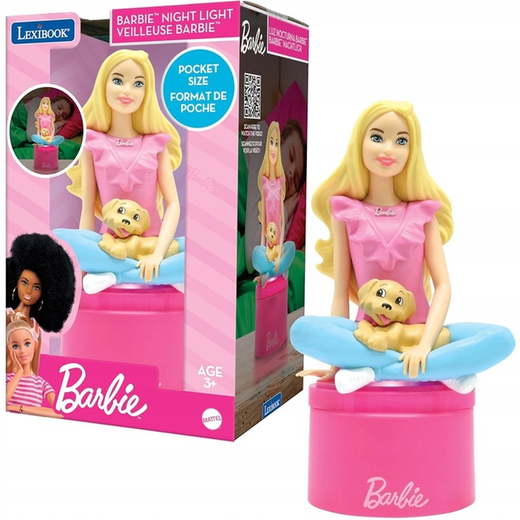 Lexibook, Barbie, lampka nocna 3D