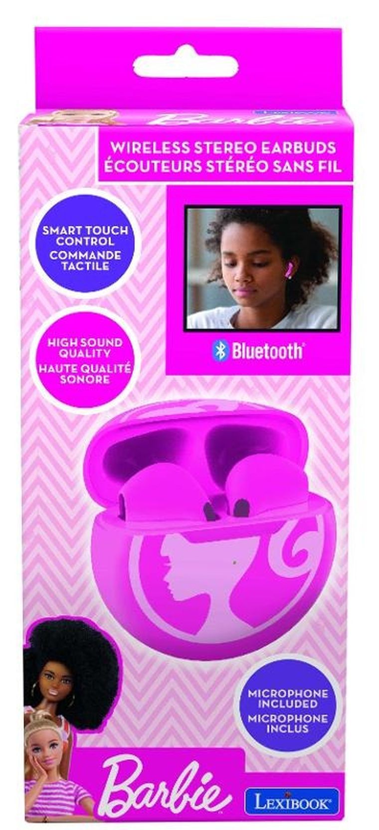 Lexibook, Barbie, słuchawki bluetooth