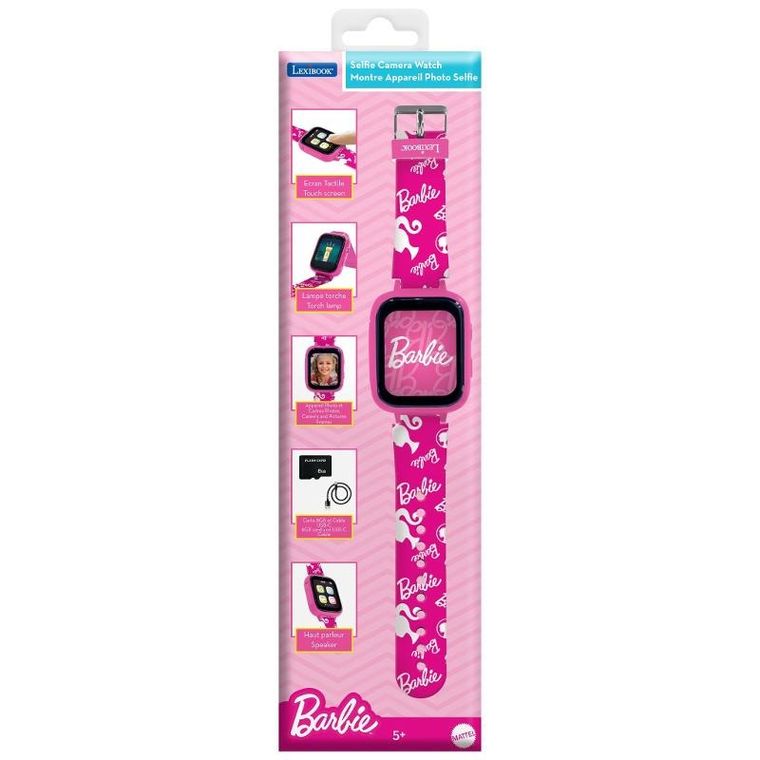 Lexibook, Barbie, zegarek, cyfrowy, smartwatch
