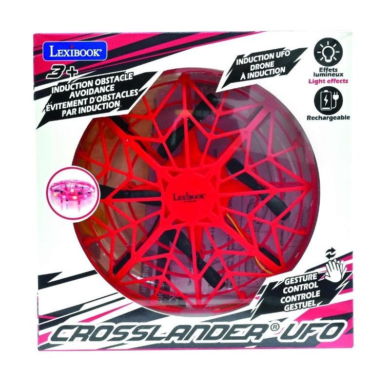 Lexibook, Crosslander Ufo, mini dron, pojazd latający sterowany dłonią