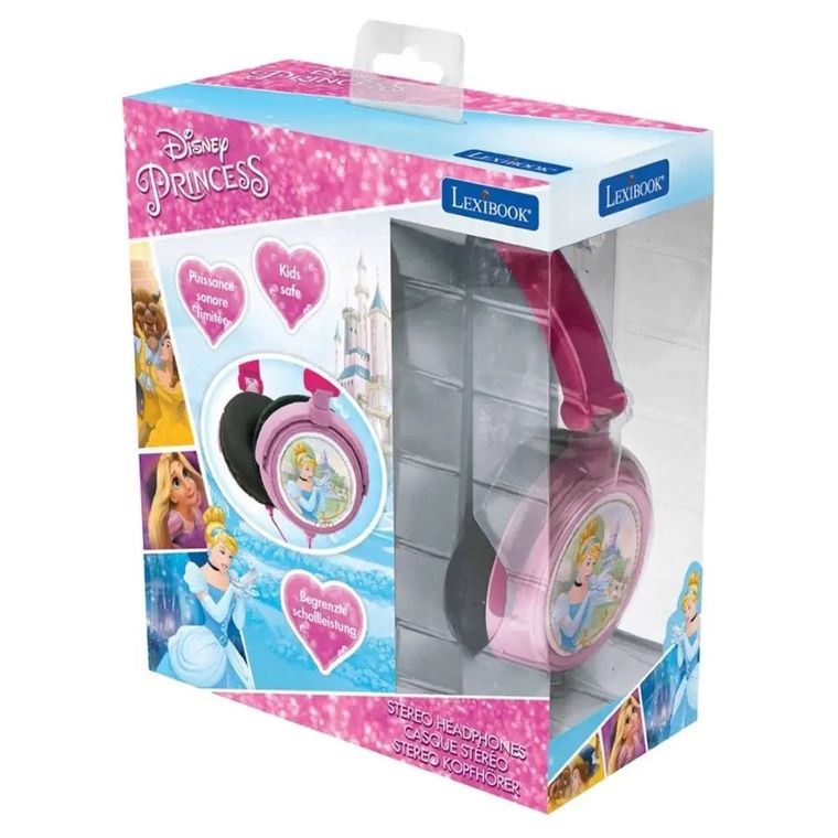 Lexibook, Księżniczki Disneya, składane słuchawki przewodowe