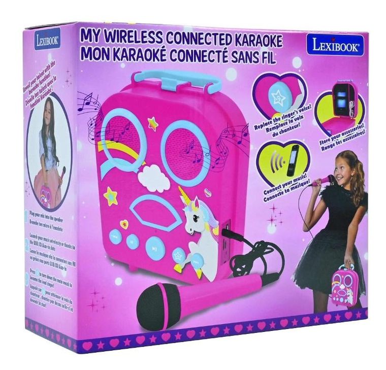 Lexibook, My Secret, zestaw do karaoke, jednorożec